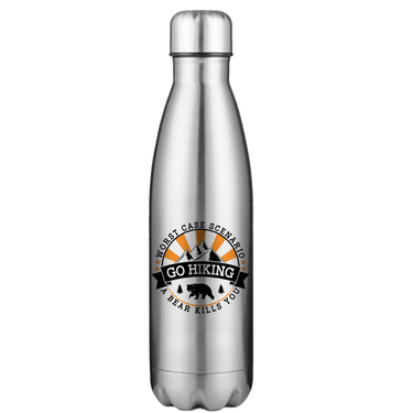 Hiking Worst Case Scenario Stainless Steel Water Bottle